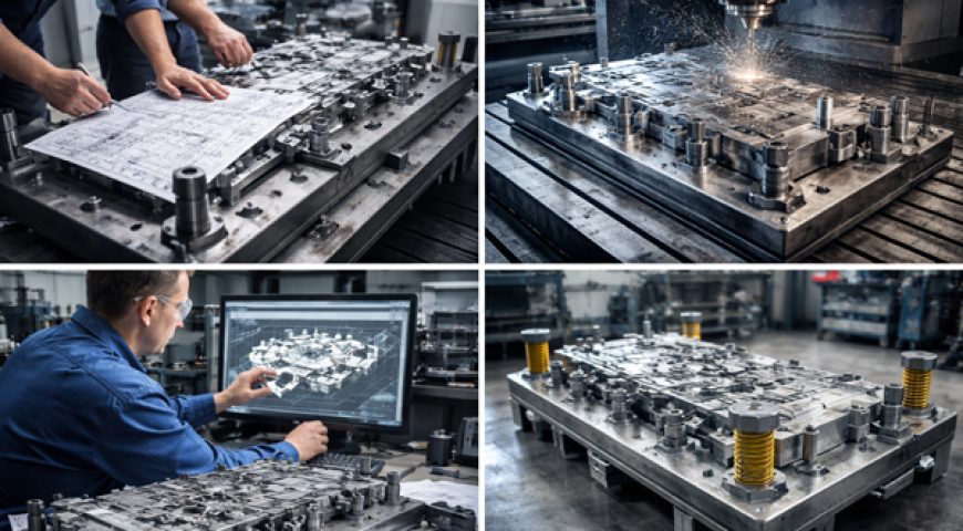 بررسی فرآیند طراحی و ساخت قالب‌ها